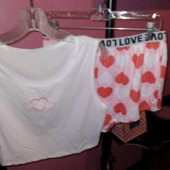 BN Hearts Pj Shorts Set ❤️ - Picture 3 of 4